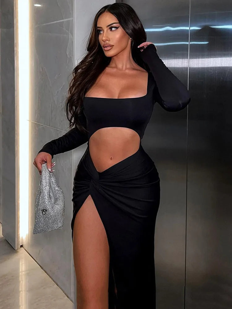 Santorini Dream Cutout Dress Contemporary Style