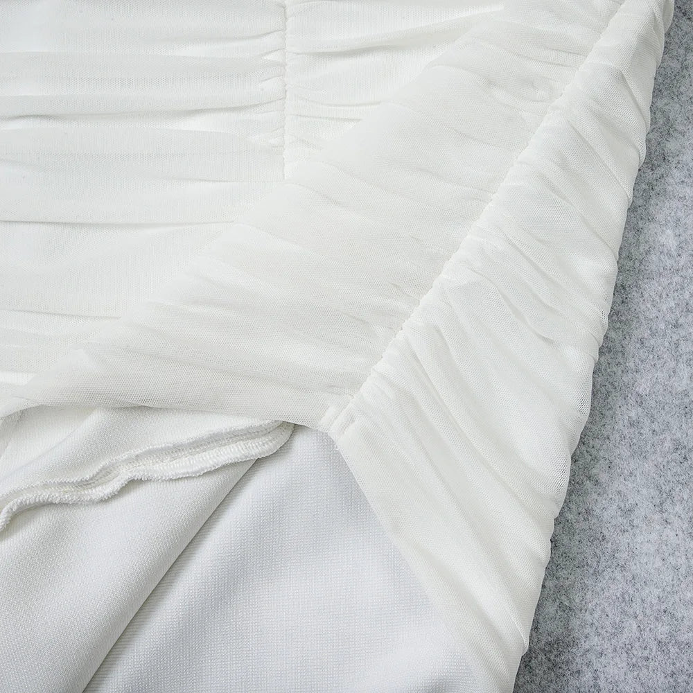 Ruched Goddess Evening Elegance