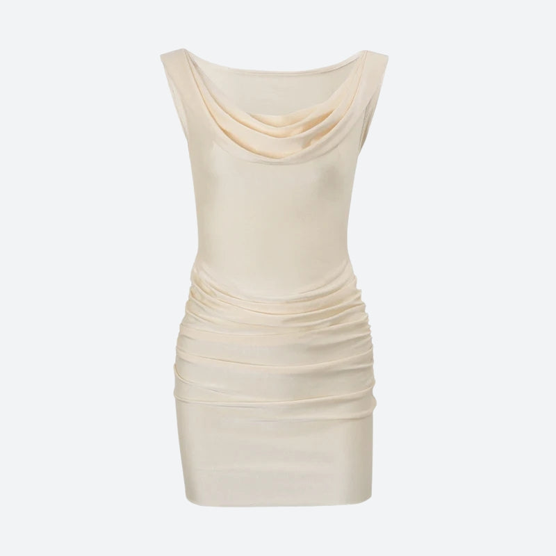 Bodycon Satin Mini Dress