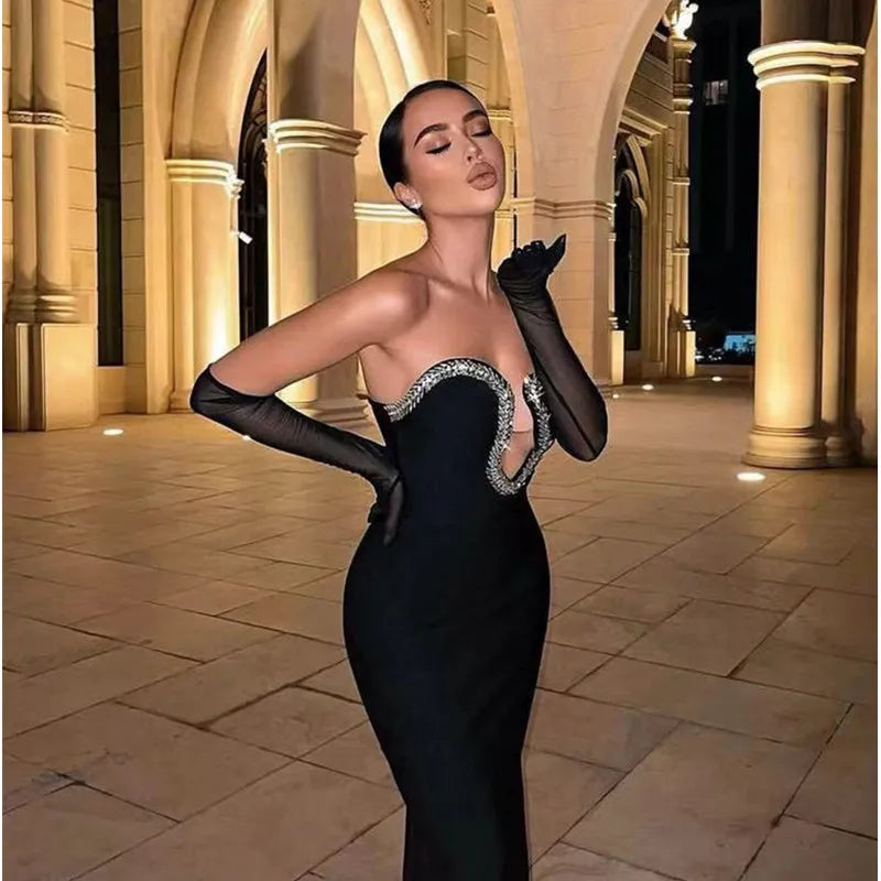 Hidden Urban Figure-Flattering Dress for Special Occasion