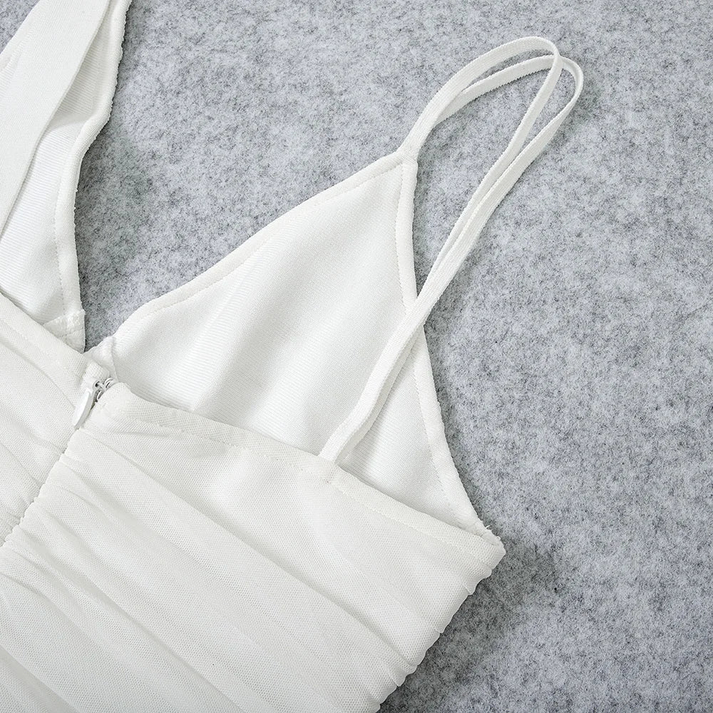 Ruched Goddess Evening Elegance
