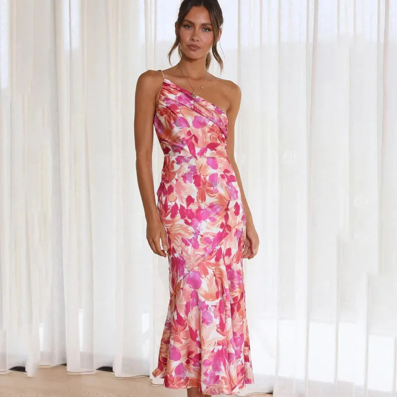 Isadora Elegante One Shouldered Dress