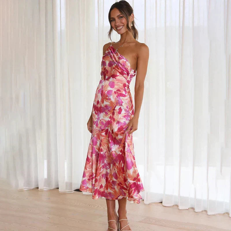 Isadora Elegante One Shouldered Dress