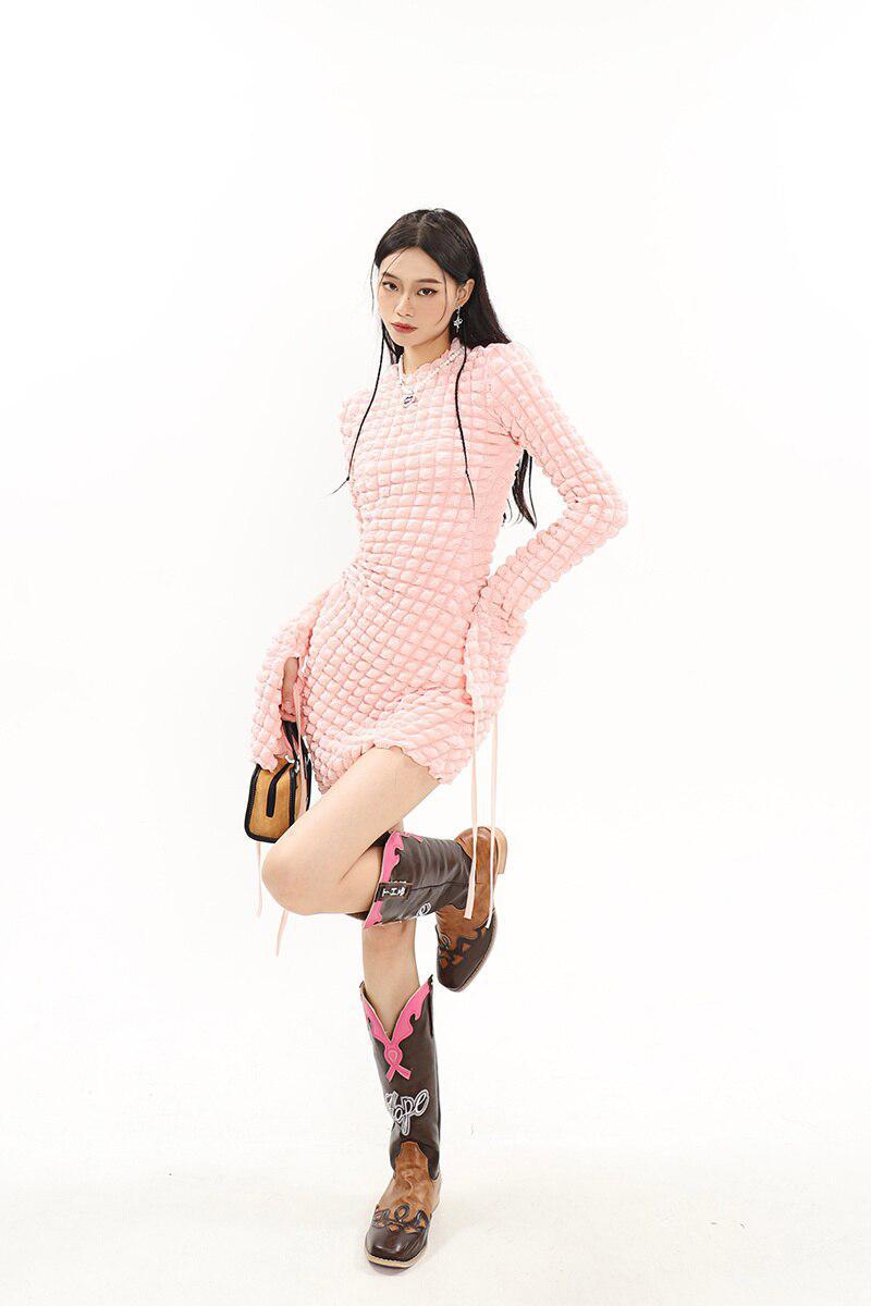 Smooth Girl Cut Out Mini Dress