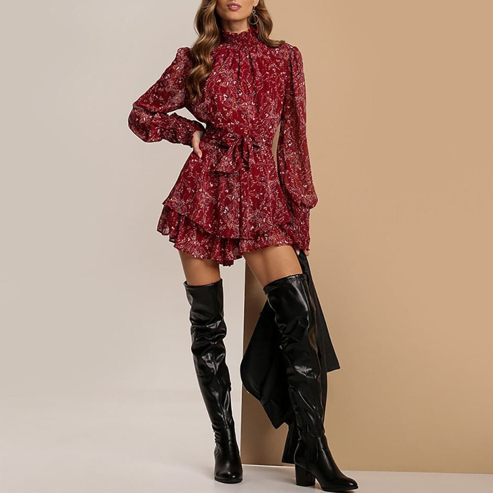 Spring Timeless Perspective Floral Print Dress