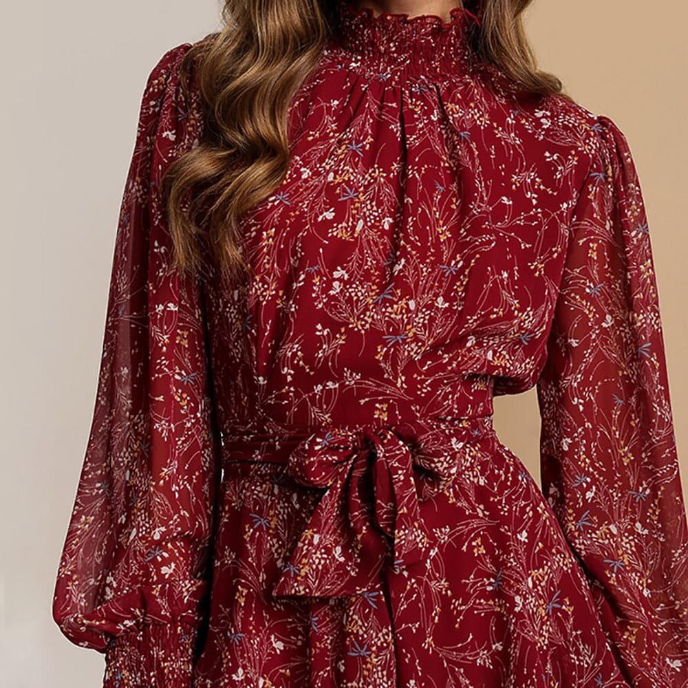 Spring Timeless Perspective Floral Print Dress