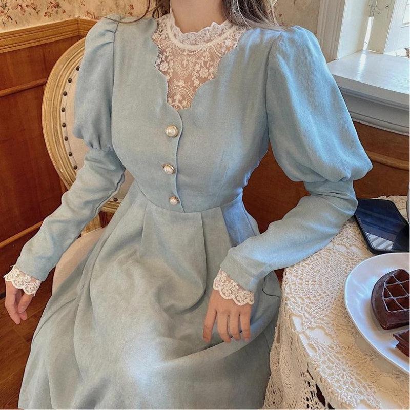 Timeless Balloon Sleeve Maxi Dress