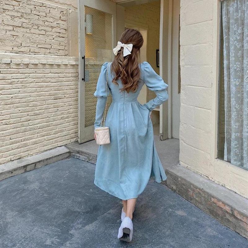 Timeless Balloon Sleeve Maxi Dress