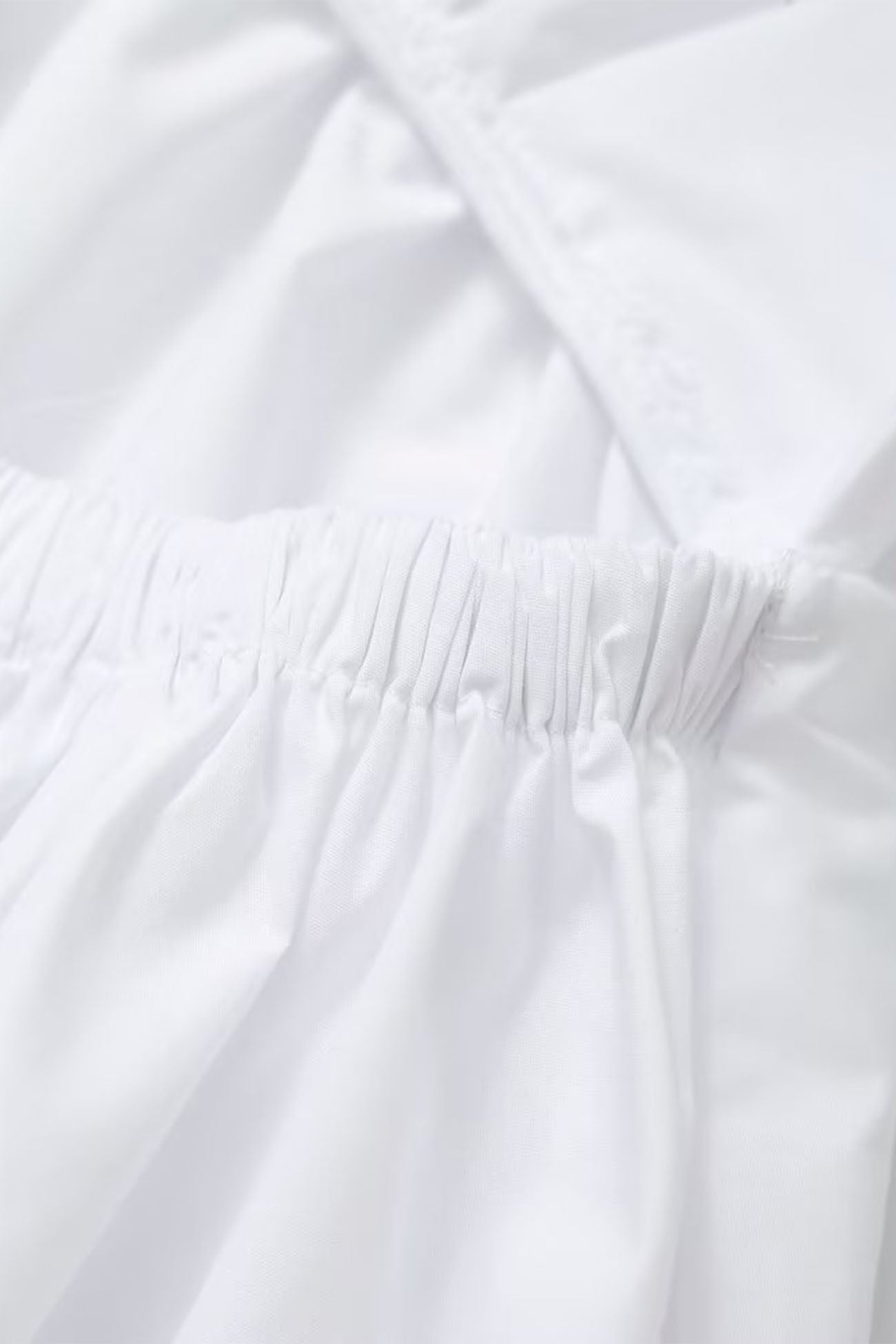 V White Neck Backless Cami Midi Dress