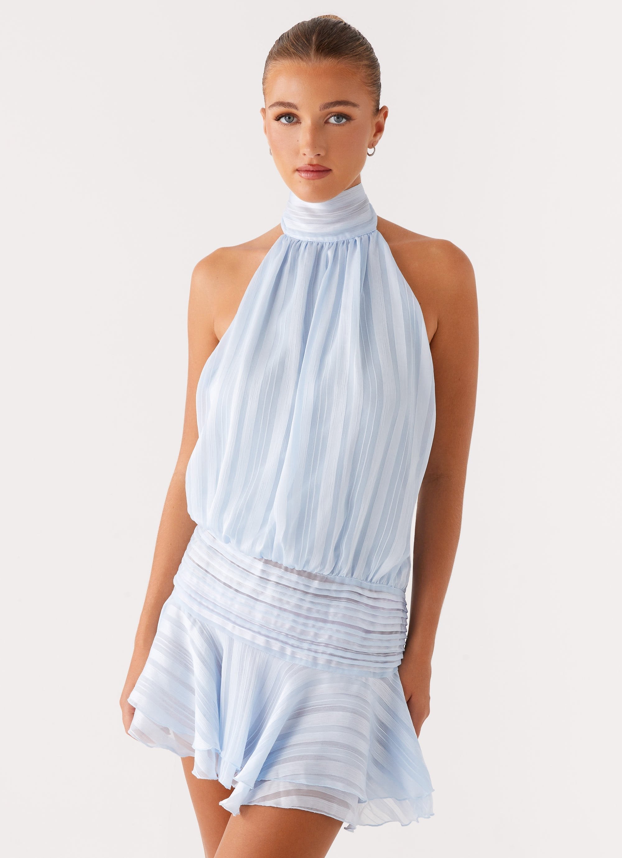 CHIFFON DAISY MINI DRESS