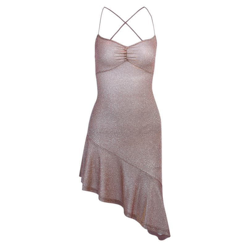 Women Bright Sleeveless Backless Club Party Bodycon Dresses