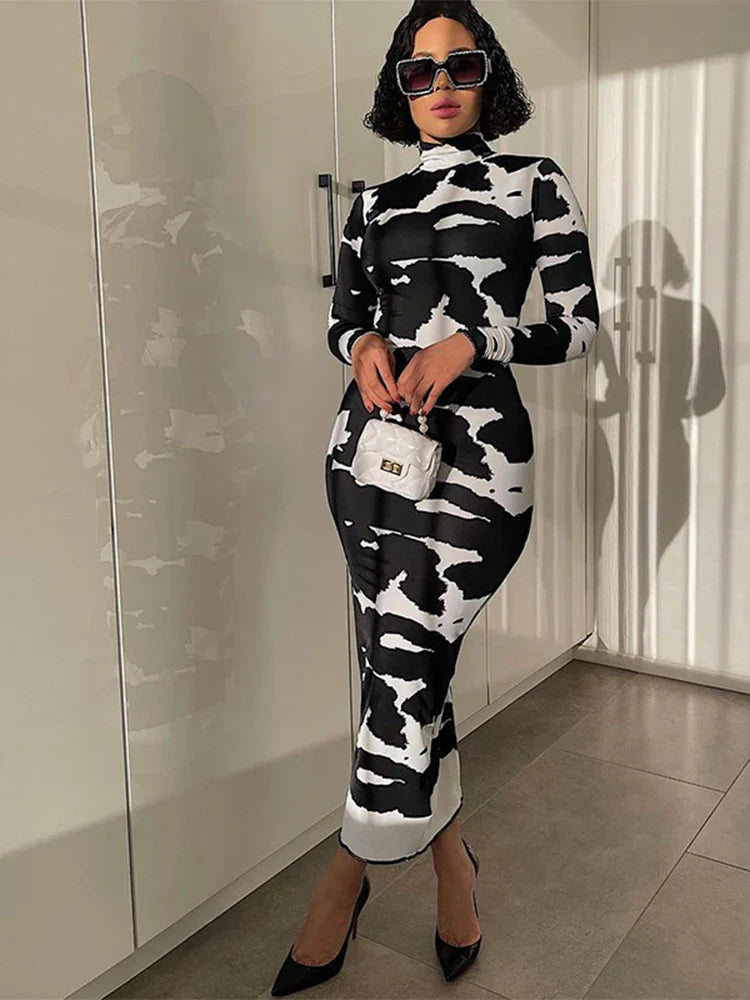 Polka Fashion Dot Split Vestidos For Femela Boho Holiday Midi Dresses