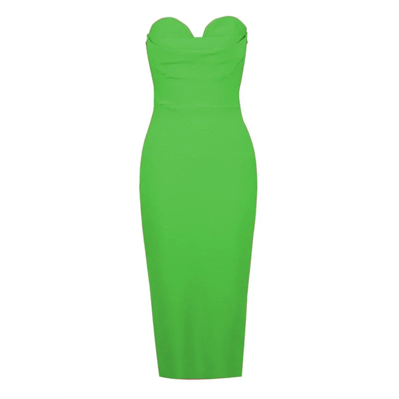 Evening Celebrity Club Party Bodycon Bandage Midi Dress