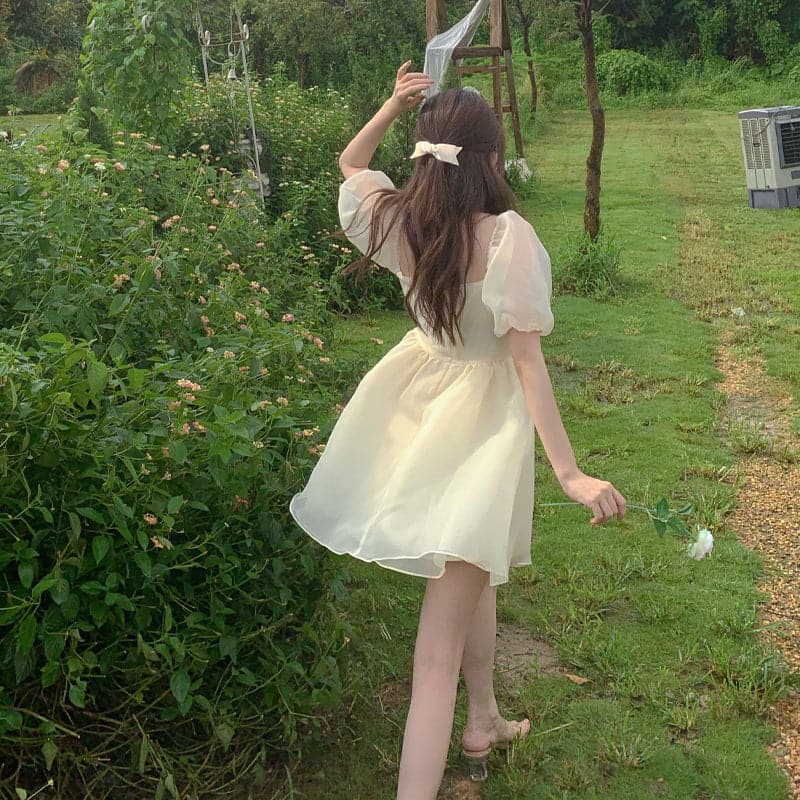 Yellow Sophisticated Princess Dress