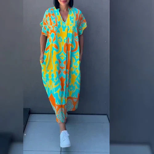 Refined Guadalupe Relaxed Womens Maxi Dress for Modern Fashion Wear
