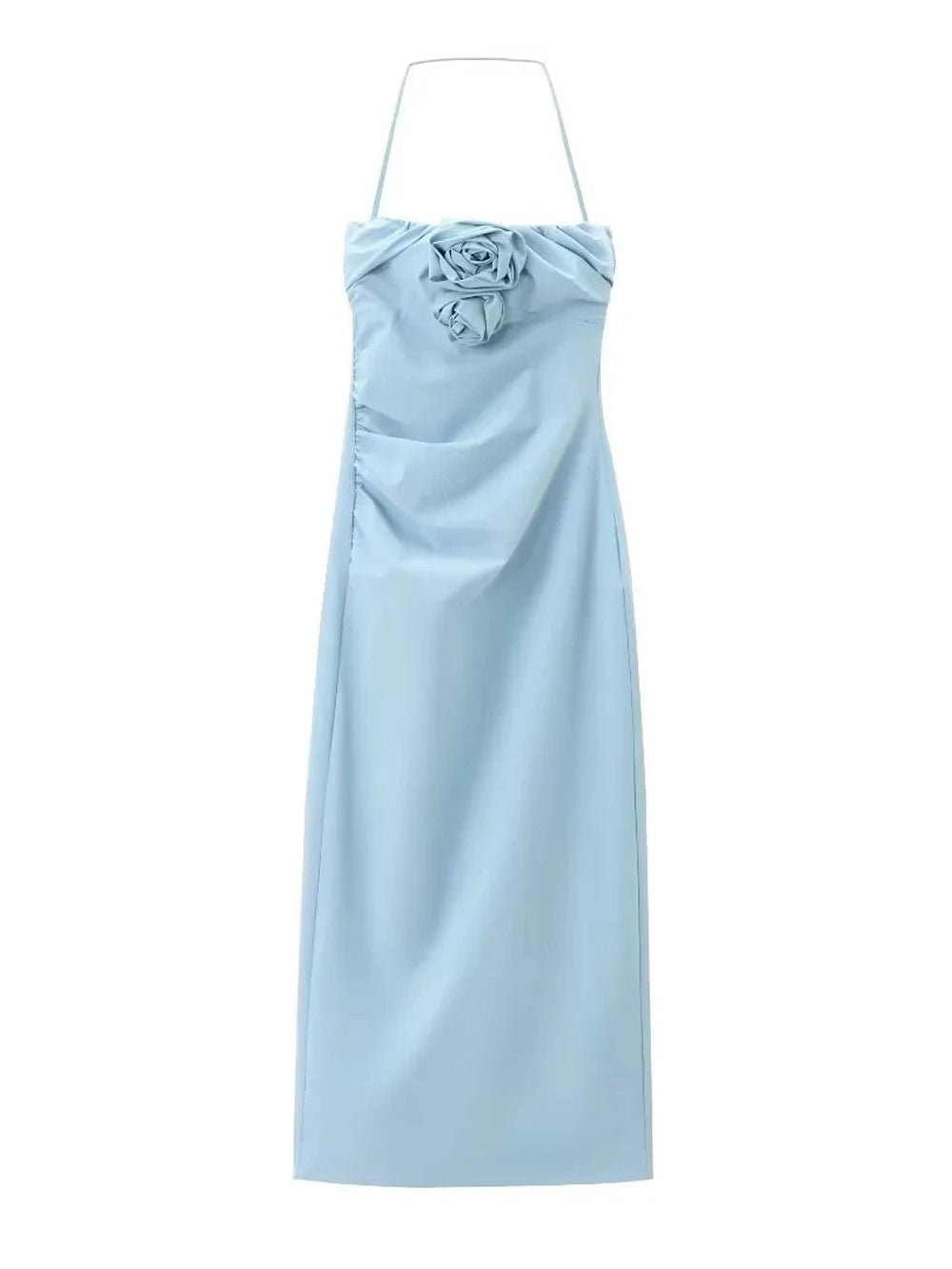 Audrey Flower Sleeveless Midi Dess