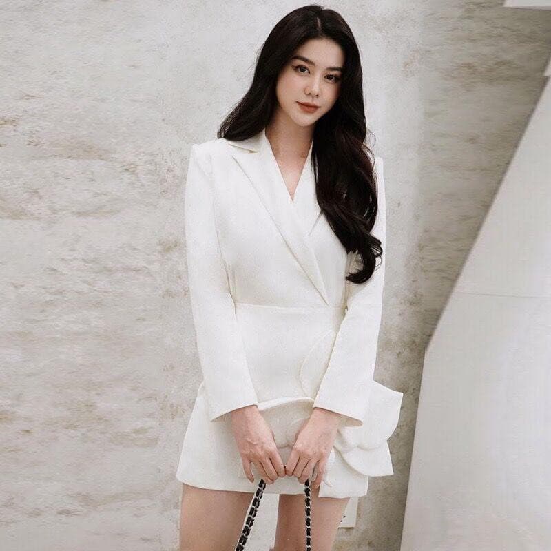 Solid Abbie Blazer Dress