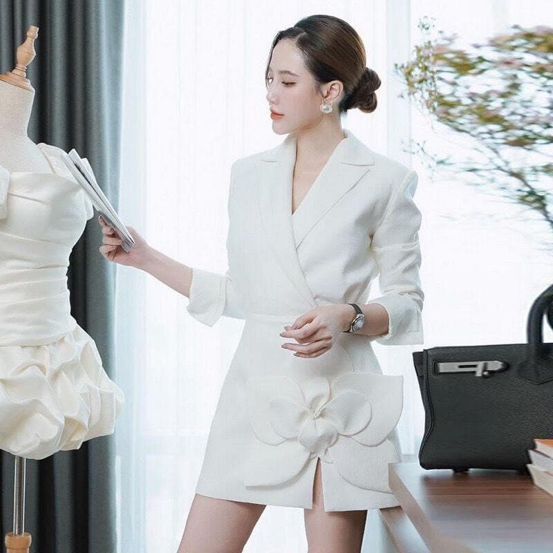 Solid Abbie Blazer Dress