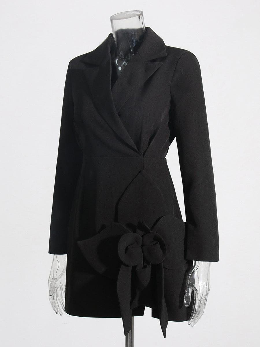 Solid Abbie Blazer Dress