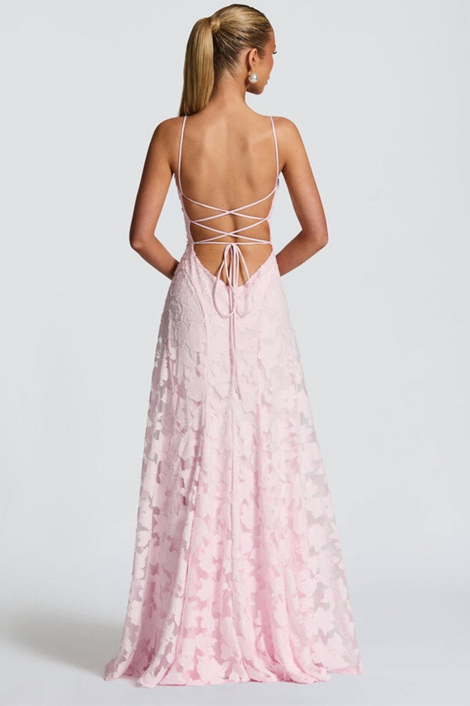 Backless Edition Chiffon Maxi Dress