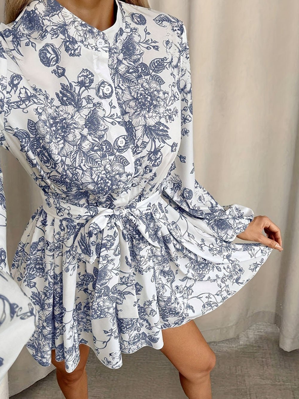 Adalynn Flower Mini Dress