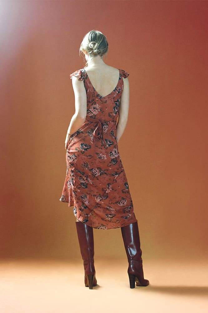 Graciela Elevated Scoop Neck Floral Print Maxi Dress Boutique Edit