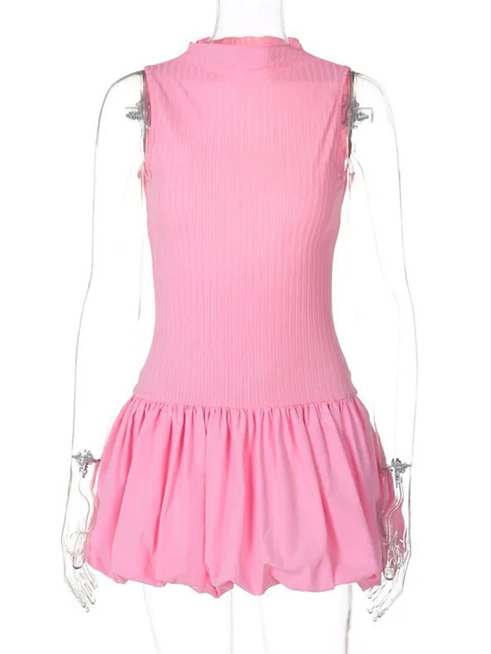 Hollow Angela Out Backless Mini Dress