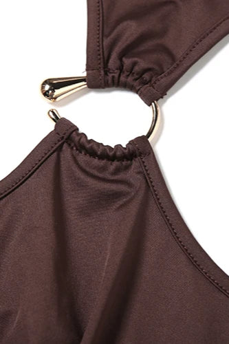 Shoulder Off Ruched Mini Dress