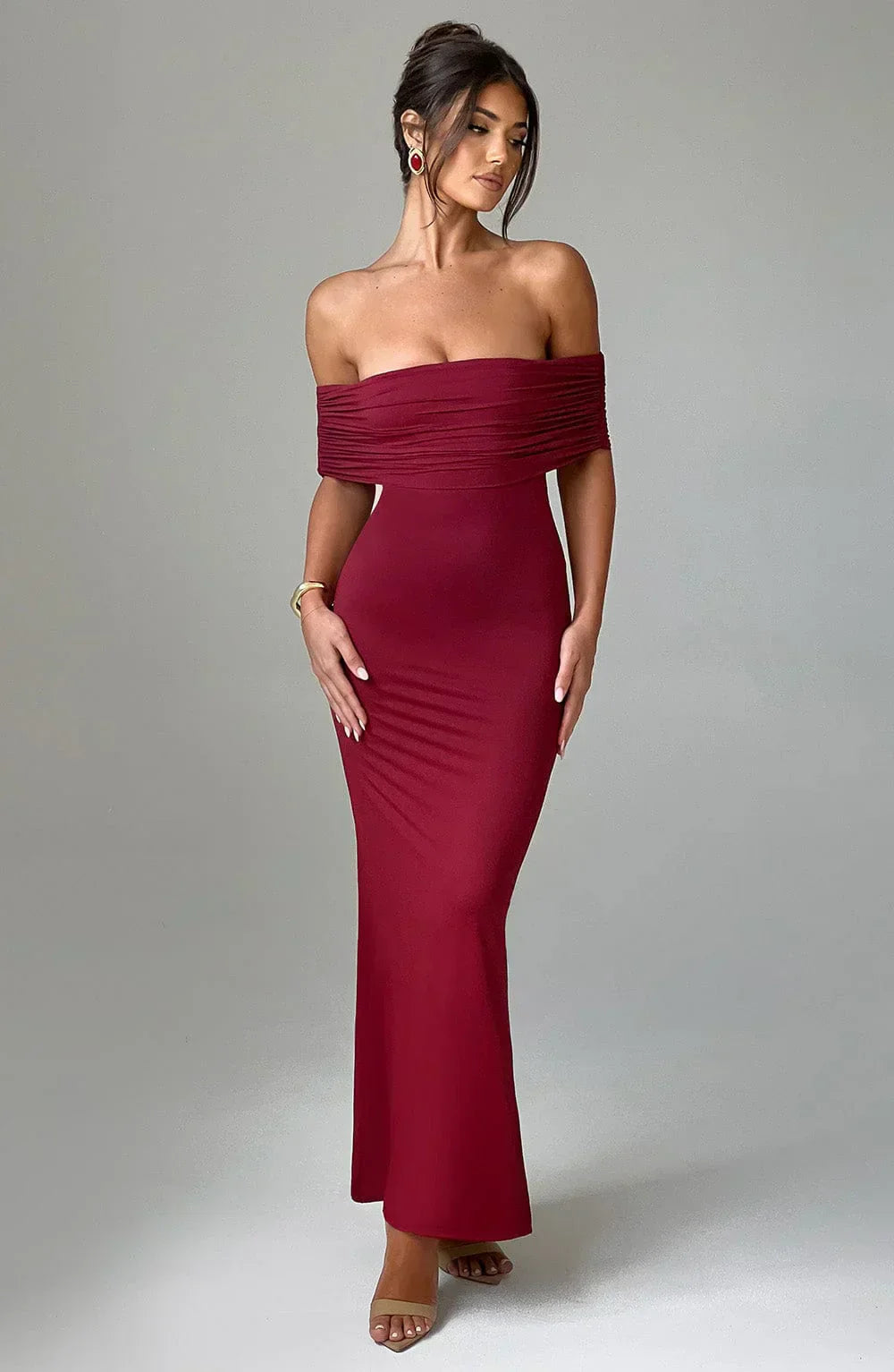 Olympia | Graceful Backless Maxi Dress