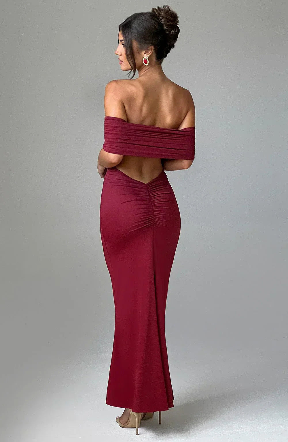 Olympia | Graceful Backless Maxi Dress