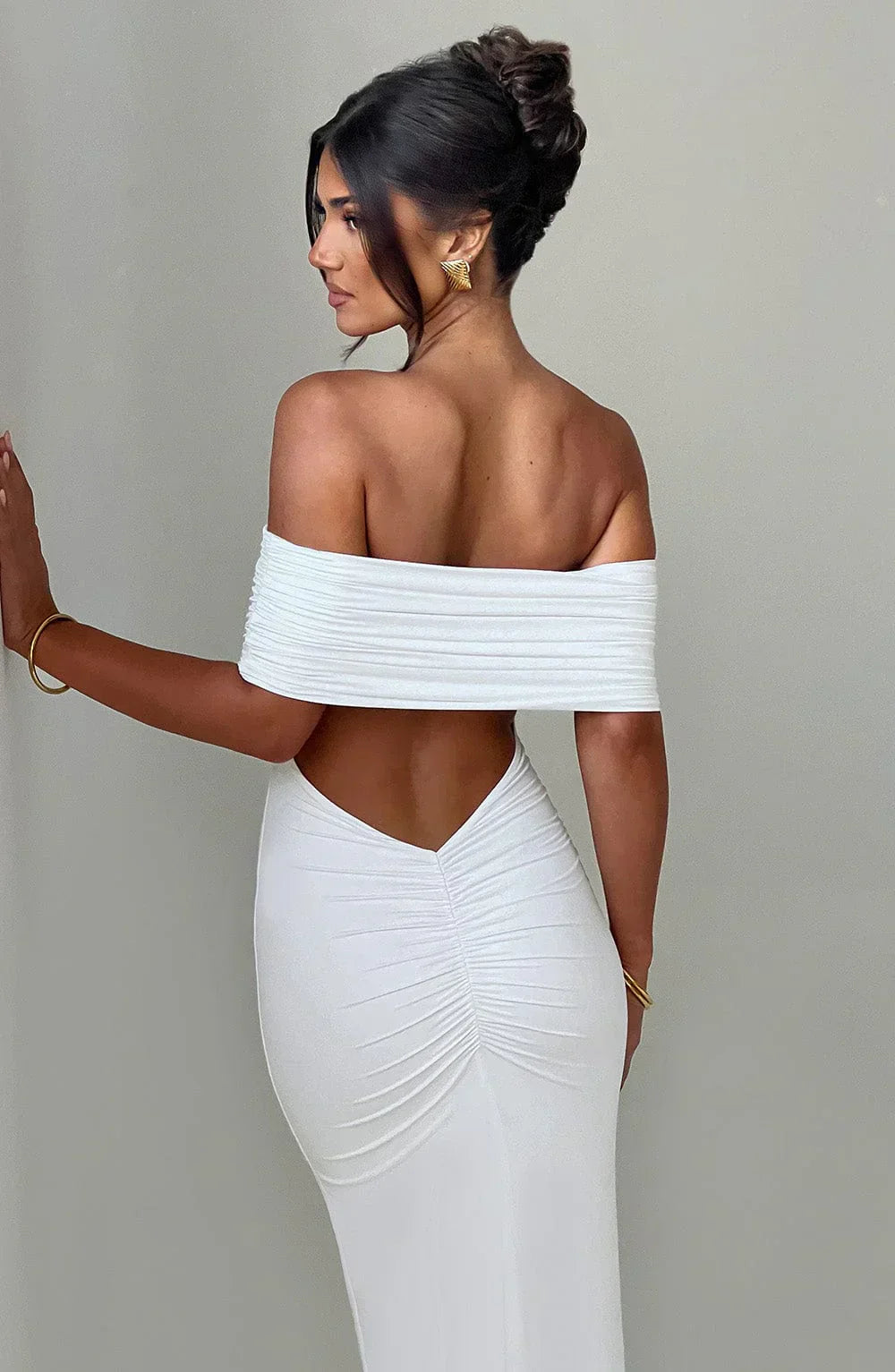 Olympia | Graceful Backless Maxi Dress