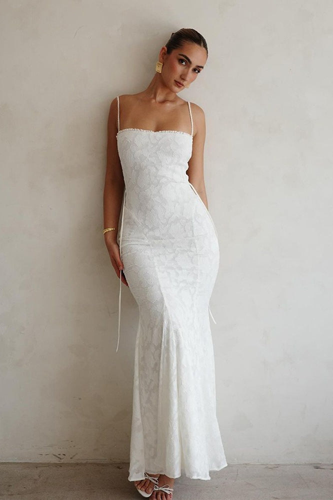 Strappy Edition Backless Bodycon Maxi Dress