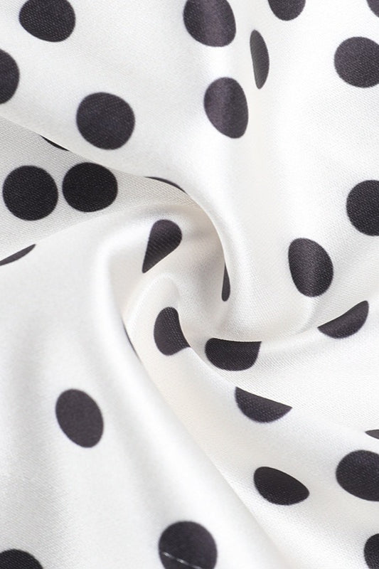 Dot Polka Halter Bodycon Mini Dress
