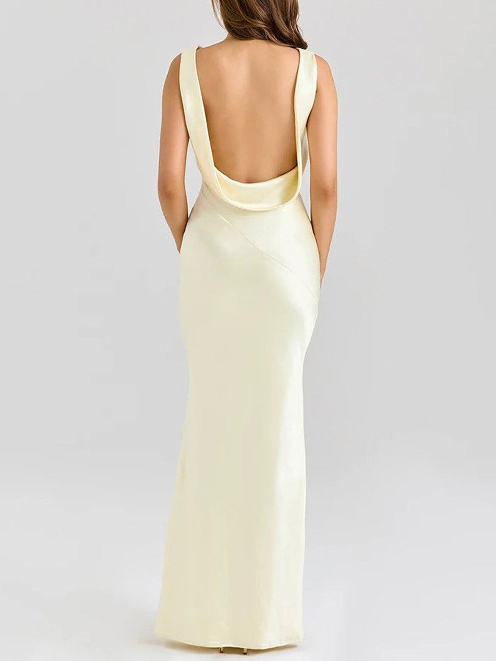 Camilla Satin Cowl Maxi Dress
