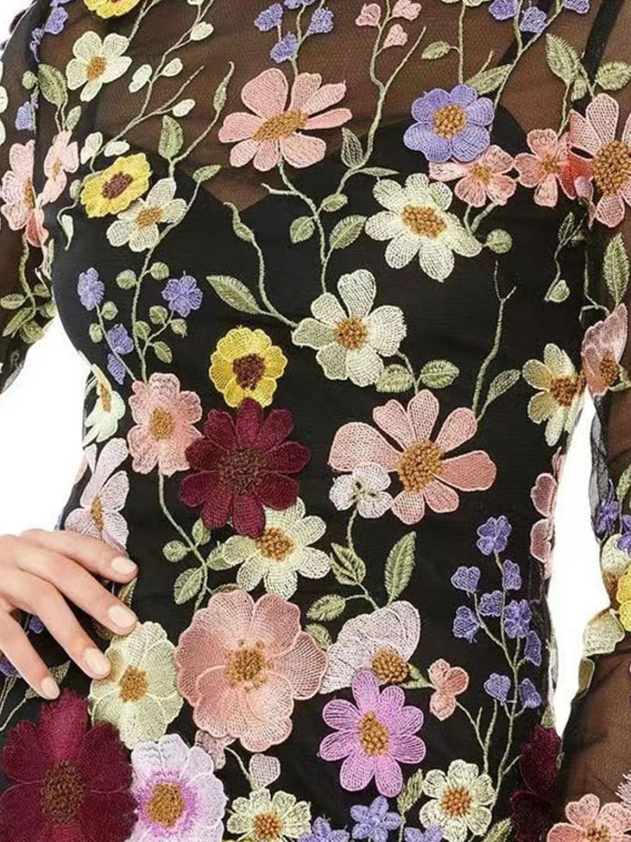 Charlotte Botanical Mini Dress