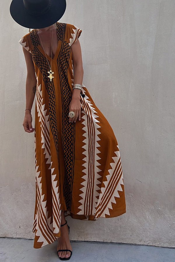 Haydée A-line Maxi Dress for Women Wedding Guest Look