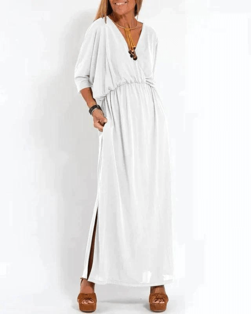 Azucena Chic Vintage-maxi Dress for Women Romantic Soft Style
