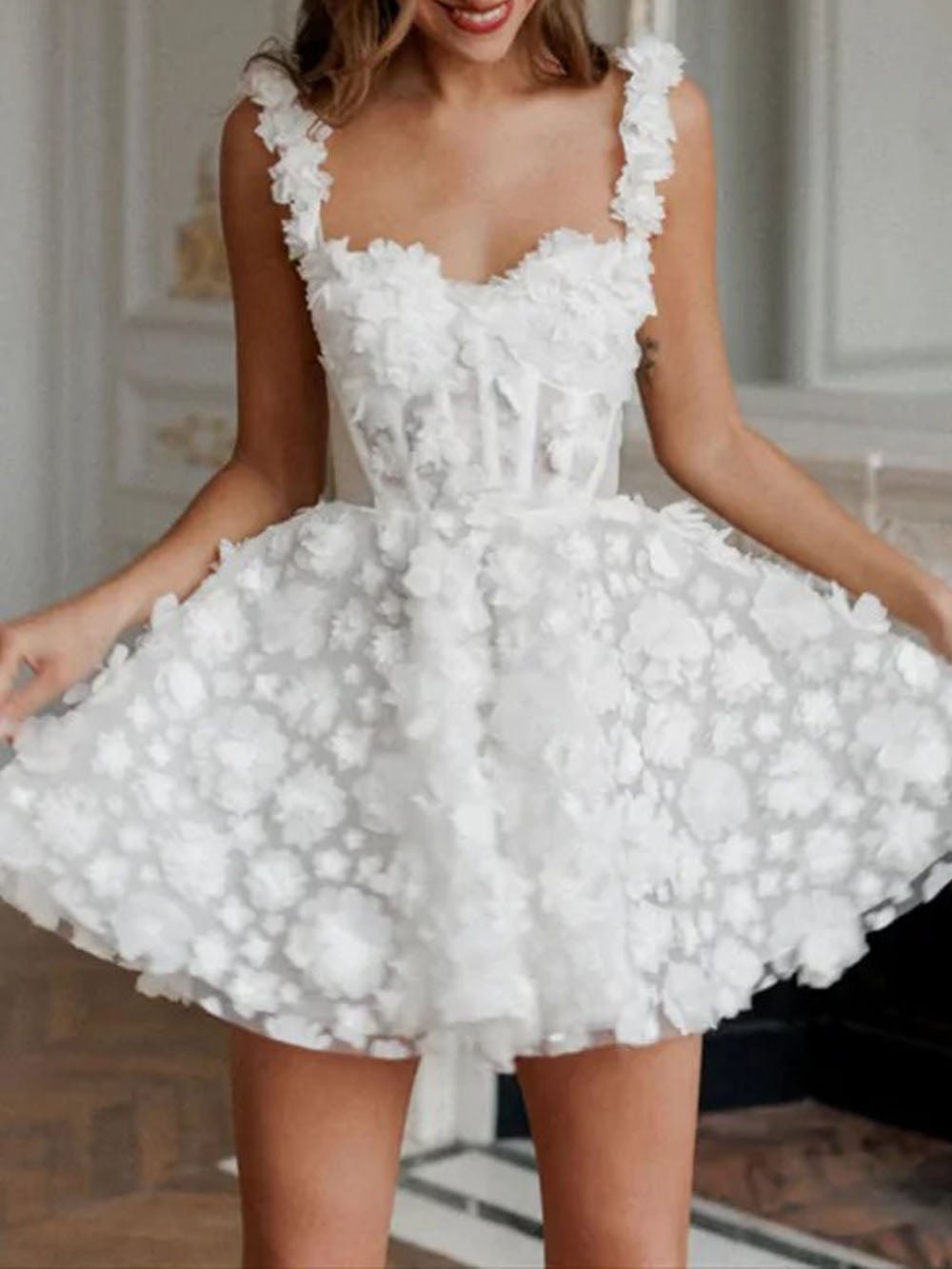 Lace Clementine Mini Dress