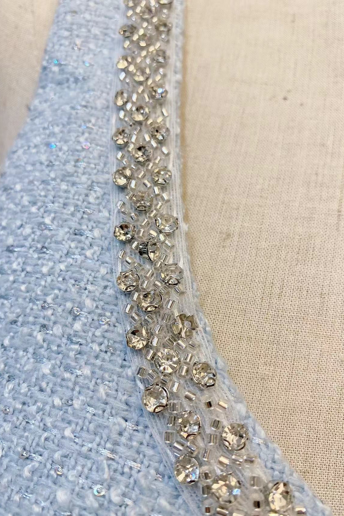 Embellished Sequin Spaghetti Strap Mini Dress
