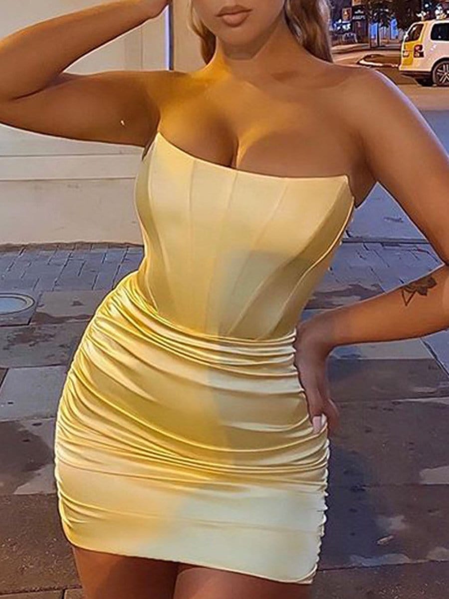 Strapless Devin Bodycon Mini Dress