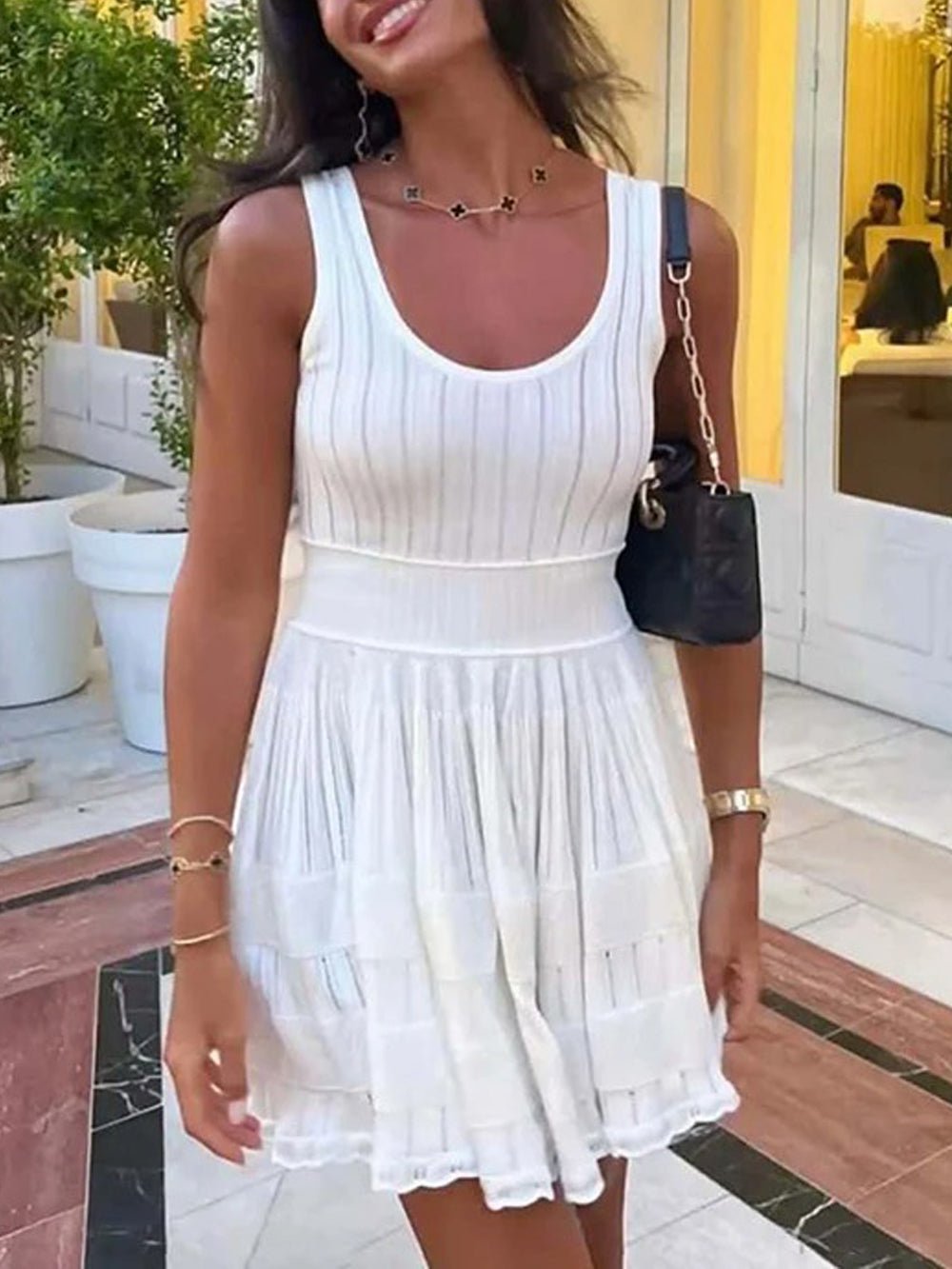 Sleeveless Diana Mini Dress