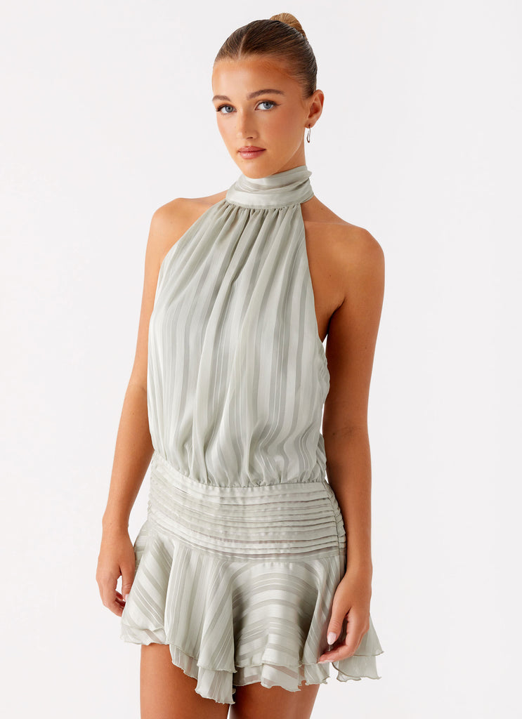 CHIFFON DAISY MINI DRESS