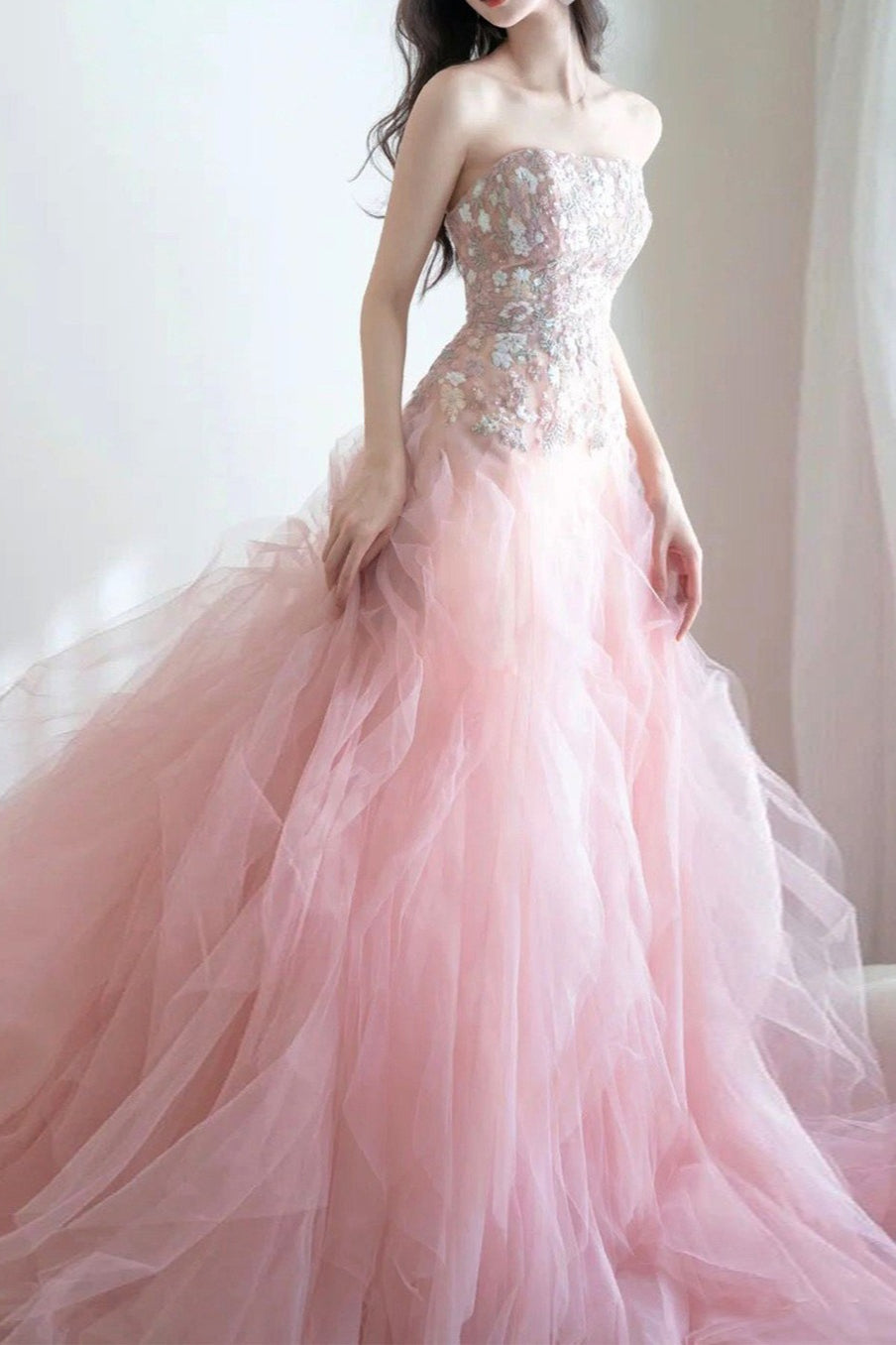 Retro Graceful Romantic Bridal Wedding Dress