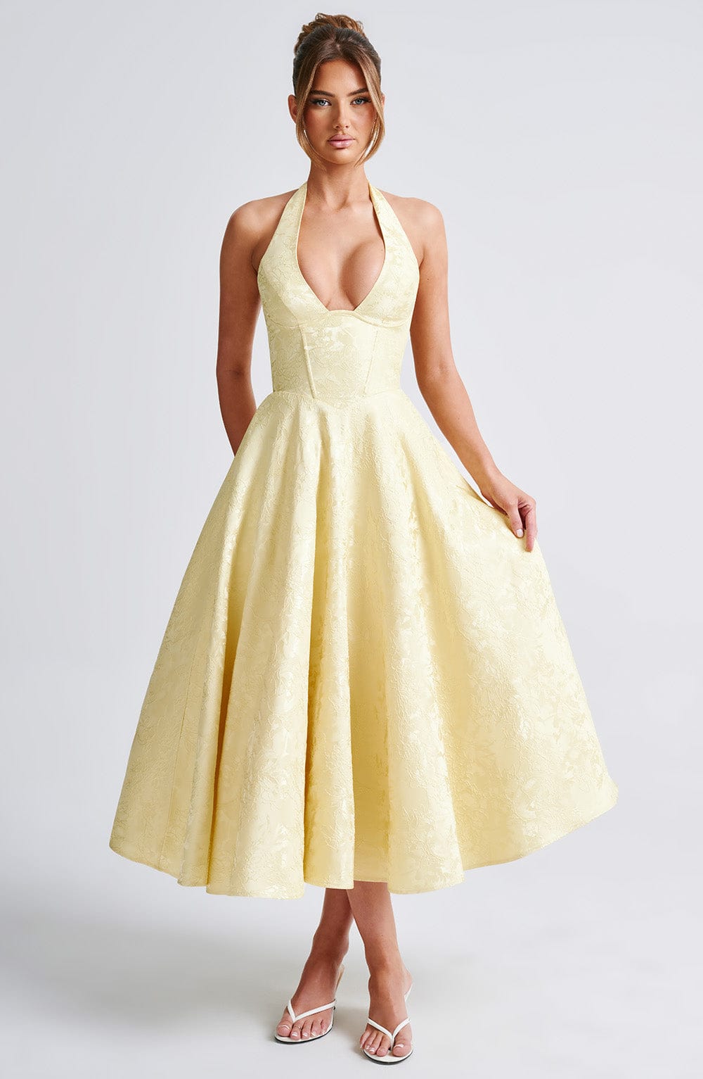 Iris | Refined Midi Dress