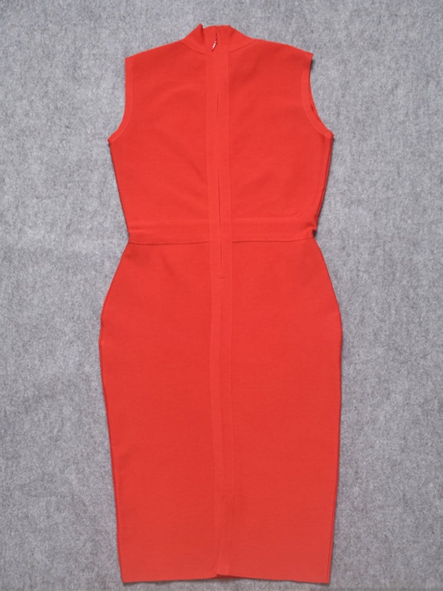 Sleeveless Elaine Bodycon Midi Dress