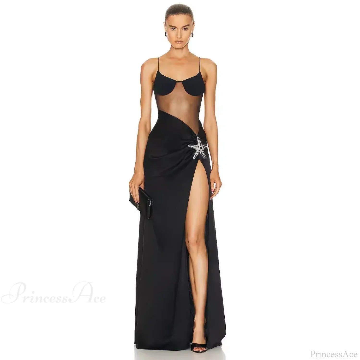Graceful Rhinestone Off-Shoulder Bandage Dress Prom Dress