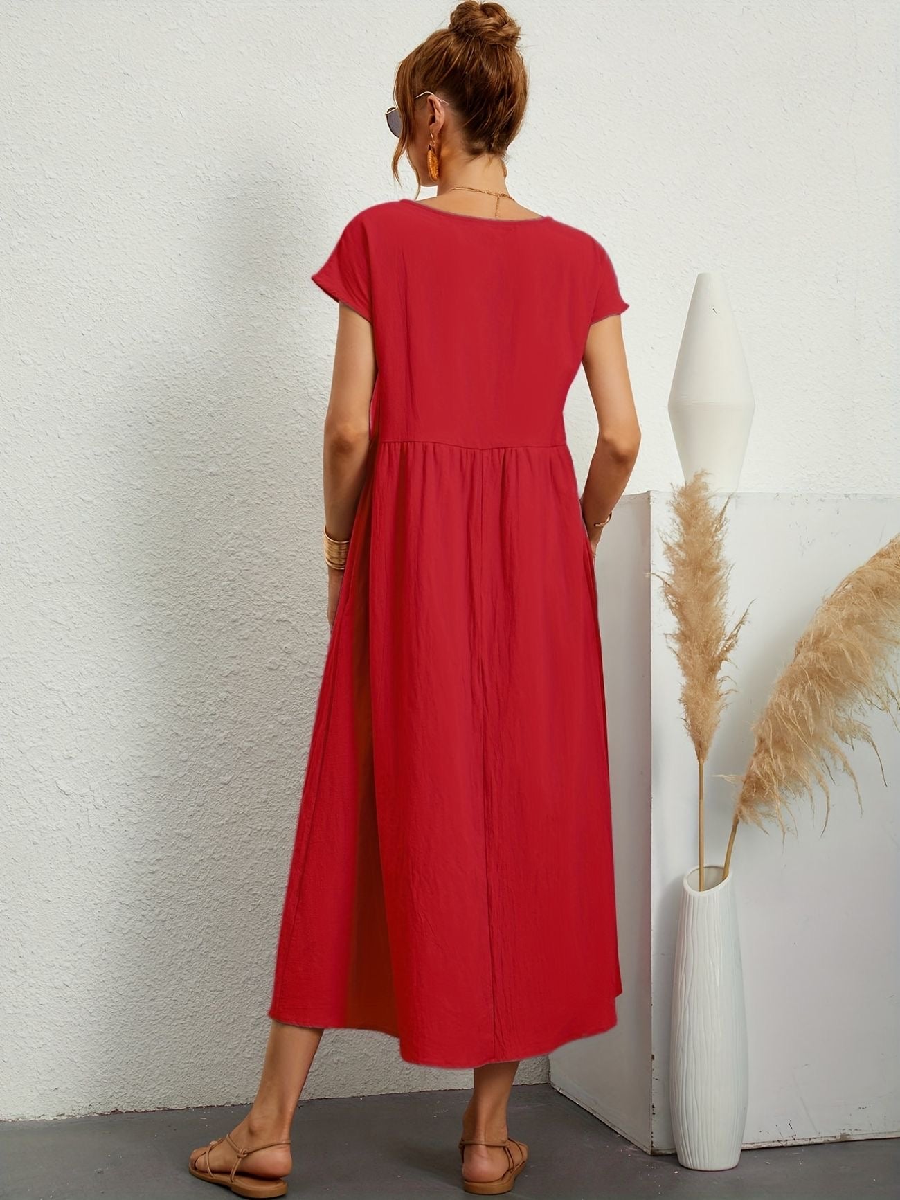 Wanda Graceful Airy Spring Dress for Women Wedding Guest Look
