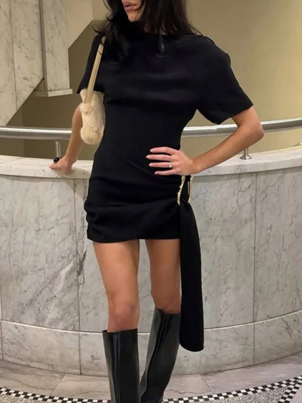 Short Emma Sleeve Mini Dress