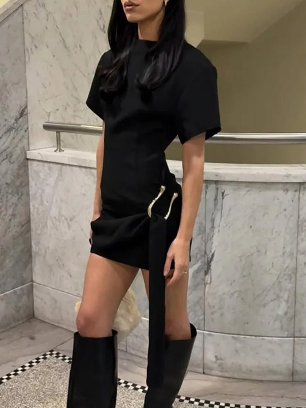 Short Emma Sleeve Mini Dress