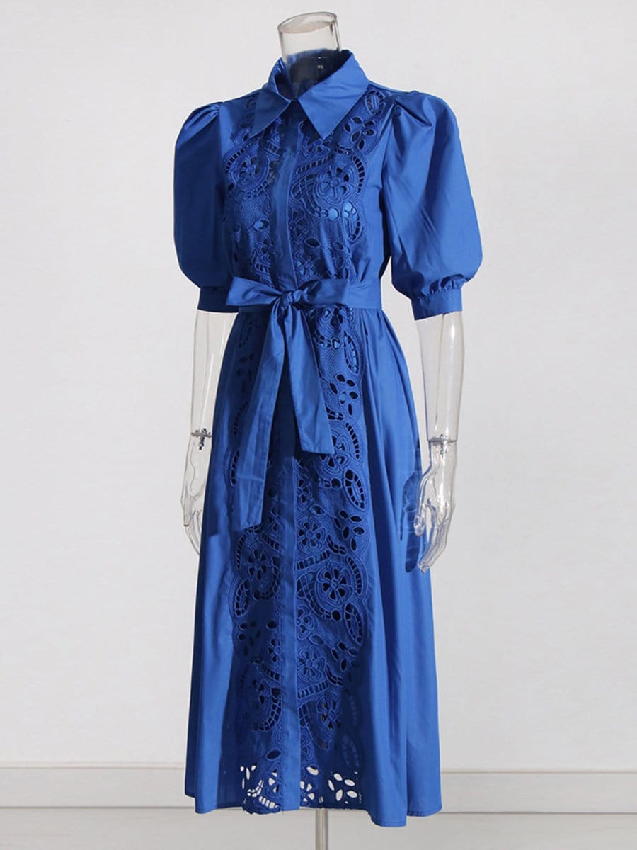 Lace Evelyn Midi Dress